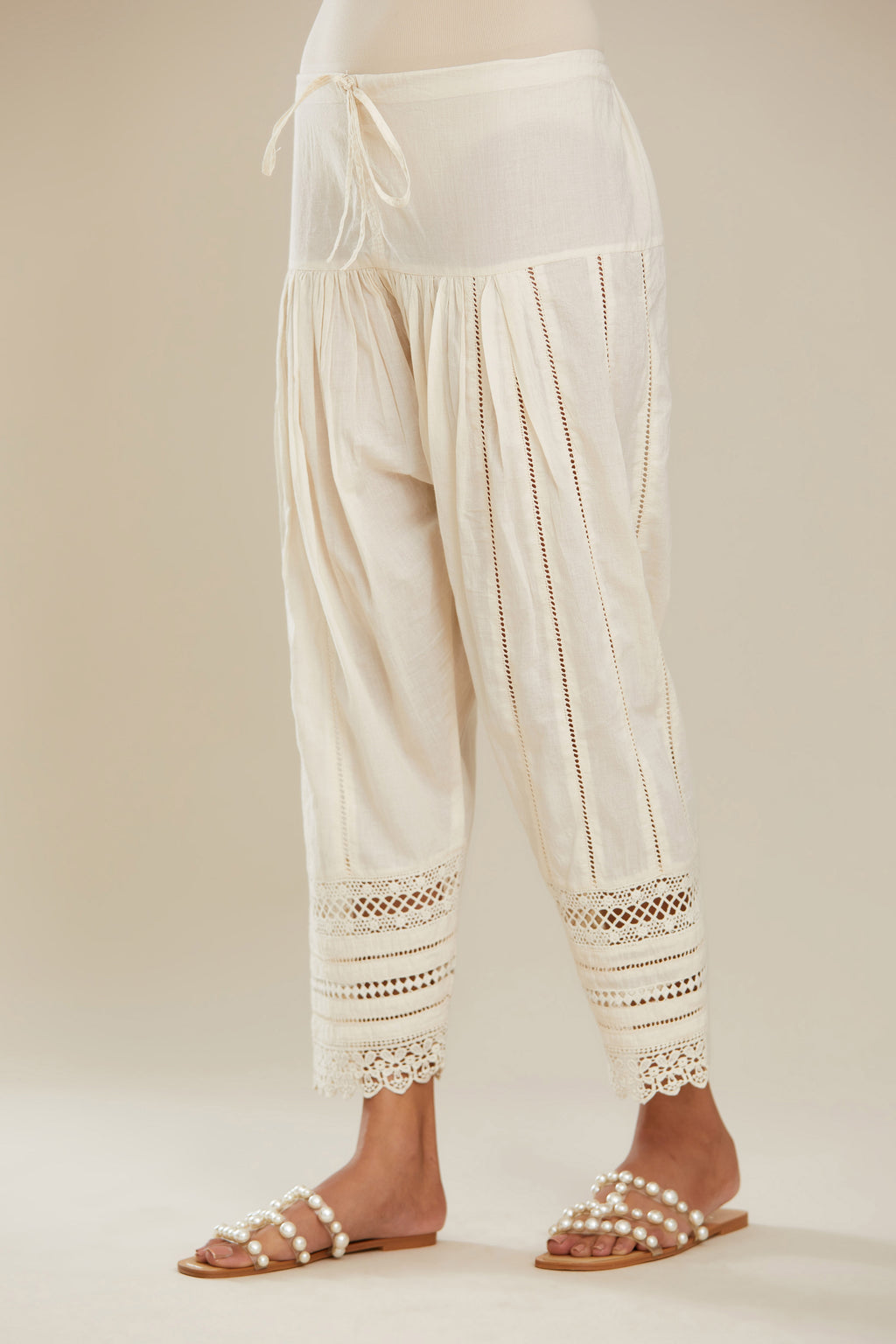 Buy White Salwar Pants Online - W for Woman